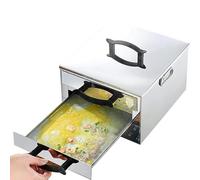 Cuiseur vapeur pour rouleaux de nouilles de riz, machine à rouleaux de riz double couche, cuiseur à rouleaux de cuisine cantonais, ustensiles de cuisine, cuiseur vapeur de cuisine, avec 3 plateaux