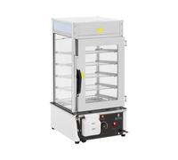 Cuiseur vapeur professionnel - 5 grilles de 30 x 29,5 cm - 30 à 110 °C - Royal Catering RCDS-38/5