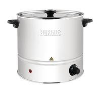 Buffalo Cuiseur vapeur en acier inoxydable avec couvercle