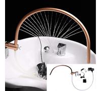 Cuiseur vapeur professionnel avec pommeau de douche cascade, idéal pour les salons de coiffure et l'utilisation à domicile, améliore la circulation de l'eau et l'hygiène