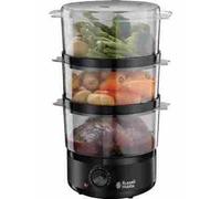 Cuiseur vapeur RUSSELL HOBBS - 26530-56 - Capacité 7L - 3 paniers vapeur - Minuteur jusqu'à 60min - 400W