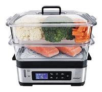 Cuiseur Vapeur - STEBA - DG 2 - 1200W - 6L - Inox/Noir - Écran LCD 5 programmes