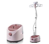 Cuiseur Vapeur sur Pied avec Cintre, Réservoir D'eau de 1,8 L, 2000 W, Puissant Cuiseur Vapeur électrique pour Vêtements, Machine à Repasser Suspendue pour la Maison