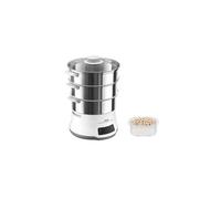 Tefal Convenient Series Deluxe VC502D cuiseur vapeur 3 Nombre de paniers Comptoir 900 W Acier inoxydable, Blanc