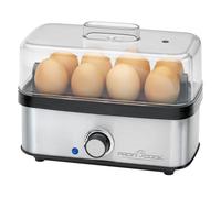 ProfiCook Cuiseur à œufs PC‑EK1275 – 8 œufs, fonction omelette/poché, inox