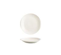 CUISGOR Assiettes à dîner en céramique Assiette blanche for salade de steak, entrée, grande vaisselle d'hôtel, dessert, gâteau, bol de pâtes Assiettes à dîner(B,12 in)