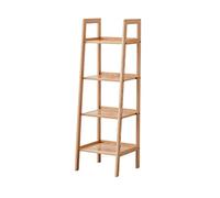 CUISGOR Bibliothèque créative trapézoïdale en bois étagère de rangement moderne armoire latérale adaptée pour le salon, l'étude, le bureau bibliothèque