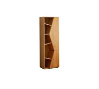 CUISGOR Bibliothèque en bois - Bibliothèque simple pour bureau, salon, rangement de vin, bibliothèque