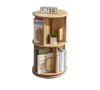 CUISGOR Bibliothèque rotative du sol au plafond - Étagère de rangement multicouche - Convient pour le salon, l'étude, le bureau - Bibliothèque (S)