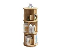 CUISGOR Bibliothèque rotative du sol au plafond - Étagère de rangement multicouche - Convient pour le salon, l'étude, le bureau - Taille M