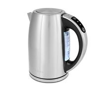 Cuisinart Bouilloire Électrique SmartElite 1,7L Inox - Écran tactile, Température réglable 50-100°C, Ébullition rapide 3 kW, Filtre anticalcaire lavable, Bec précis
