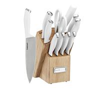 Cuisinart C77SSW-12P Color Pro Collection Bloc à couteaux 12 pièces Blanc