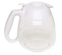 Cuisinart Carafe de rechange en verre avec couvercle, compatible avec les cafetières Cuisinart DCC-RC10W, blanc, 10 tasses