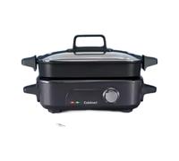 Cuisinart Cook In multicuiseur 5 en 1| Griller, saisir, cuire à la vapeur, mijoter et mitonner | Plaques et casseroles antiadhésives et interchangeables | Empilables, rangement facile | Gris minuit