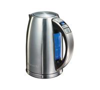 Cuisinart Bouilloire électrique Multi-Températures - Ébullition rapide - Sans fil - Argenté - Fini en acier inoxydable - Capacité de 1,7L - Température réglable - Filtre amovible et lavable