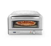 Cuisinart Four à pizza , Pour l'intérieur , Goût de pizza au feu de bois , Prêt en 5 minutes , Kit : Pelle, couteau, pierre en céramique et plat creux , Temps et température réglables jusqu'à 400°C
