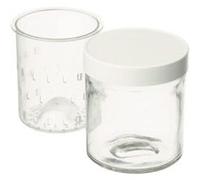 Cuisinart - Lot de 2 pots faisselle pour Yaourtiere Réf. pots YM402E G