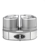 Cuisinart Machine À Crème Glacée Duo - 2 Saveurs À La Fois - 2 X 1L Machine À Gelato Et À Crème Glacée Maison - Machine À Sor[SO20]