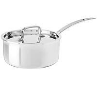 Cuisinart MCP19-18N Multiclad Pro Poêle à Frire Triple épaisseur de 2 litres, en Acier Inoxydable, Casserole avec Couvercle