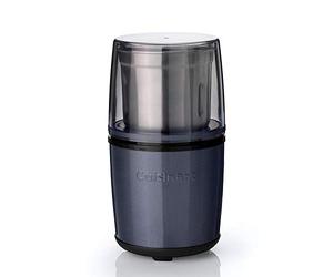 Cuisinart Moulin à épices électrique, moulin à café, broyeur à noix, moulin à graines pour cuisine, électrique humide et sec, facile à utiliser, deux bols en acier inoxydable avec couvercles de