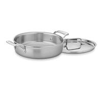 Cuisinart Multiclad Pro INOX Cocotte avec Couvercle, Acier Inoxydable, Acier Inoxydable, 3-Quart