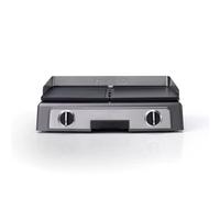 Cuisinart Plancha Entertaining Gril Double Face- Grande Plancha Electrique, Plaque de Cuisson Teppanyaki pour la maison - Plaque amovible non adhérente, Deux zones de température allant jusqu'à 260°C