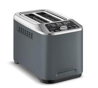 Cuisinart Smart Elite Grille-Pain 2 Tranches | Fentes Extra-Longues | QuickView™ | Bagel, Tranche Unique & Décongélation | +30 sec Boost | Plateau à Miettes Amovible | Finition Acier Inox Denim