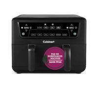 Cuisinart XXL Air Fryer Dual-Zone, Sans PFAS, Cuisson sans produits chimiques, Air Fry, Rôti, Gril, Patisserie, Déshydratation, Max Crisp, et Garder au chaud, Tiroirs doubles, 2 x 5.2L