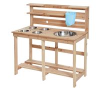 Cuisine à boue et Sable Happy People Jeu de jardin Table en bois 80x40x94cm