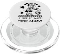 Cuisine Café Chien Sarcastique Dessins animés Humour Dictons Chien PopSockets PopGrip pour MagSafe