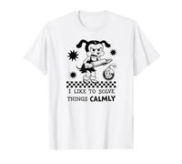 Cuisine Café Chien Sarcastique Dessins animés Humour Dictons Chien T-Shirt