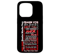 Cuisine cambodgienne Cambodge Foodie Amok Prahok Asie du Sud-Est Coque pour iPhone 15 Pro