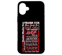Cuisine cambodgienne Cambodge Foodie Amok Prahok Asie du Sud-Est Coque pour iPhone 16 Plus