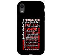 Cuisine cambodgienne Cambodge Foodie Amok Prahok Asie du Sud-Est Coque pour iPhone XR