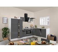 Cuisine Coin Angle Blanc Gris Amanda 290 X 200 CM respekta Premium