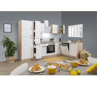 Cuisine Coin Bloc Angle Chêne Blanc Merle 310x172 CM respekta