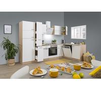 Cuisine Coin Bloc Angle Chêne Blanc Merle 310x172 CM respekta