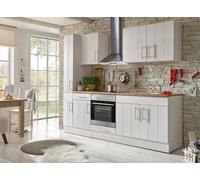 Cuisine Coin Bloc Maison de Campagne Mélèze Blanc Anton 240 CM respekta
