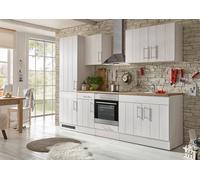 Cuisine Coin Bloc Maison de Campagne Mélèze Blanc Anton 270 CM respekta