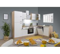 Cuisine Coin Blocs Vides Angle Chêne Blanc Merle 280x172 CM respekta