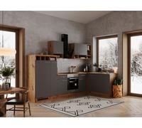 Cuisine Coin Blocs Vides Angle Chêne Gris Aide 310x172 CM respekta