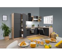 Cuisine Coin Blocs Vides Angle Chêne Gris Merle 310x172 CM respekta