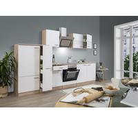 Cuisine Coin Blocs Vides Intégrée Chêne Blanc Merle 300 CM respekta