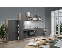 Cuisine Coin Blocs Vides Intégrée Chêne Gris Merle 300 CM respekta