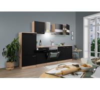 Cuisine Coin Blocs Vides Intégrée Chêne Noir Merle 270 CM respekta