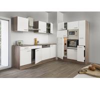 Cuisine Coin Cuisine Blocs Vides Cuisine Intégrée Chêne York Blanc Oliver 370 CM