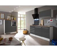 Cuisine Coin Blocs Vides Intégrée Gris Gabriel 290 CM respekta Premium