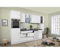 Cuisine Coin Blocs Vides Sans Haute Brillance Blanc Lorena 330 CM respekta