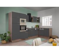 Cuisine Coin Cuisine Angle Cuisine Chêne York Gris Oliver 340 X 172 CM respekta