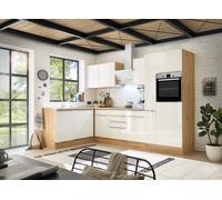 Cuisine Coin Cuisine Angle Cuisine Marleen Premium 310 CM Blanc Artisan Chêne